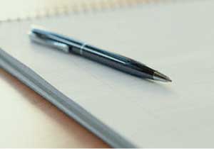 pen and paper photo